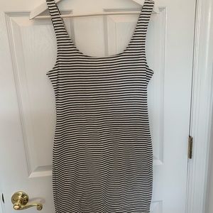 sparkle and fade tight striped dress